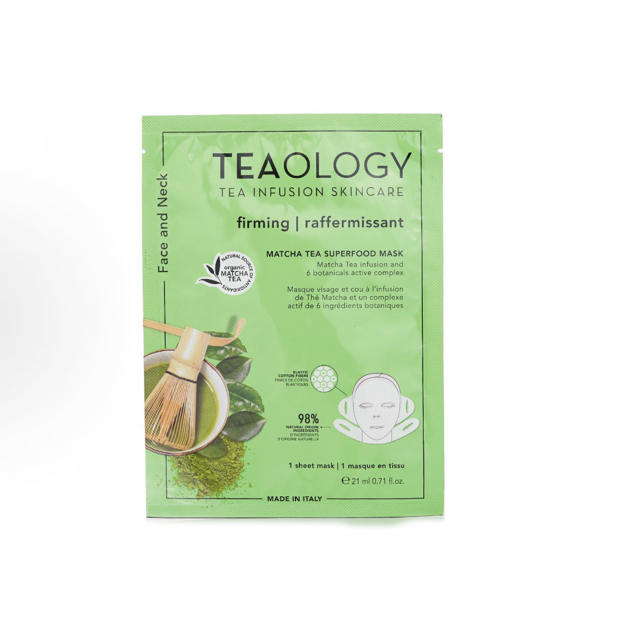 TEAOLOGY TEA INFUSION SKINCARE Matcha